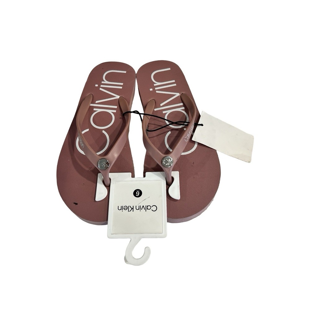 NWT Women's CALVIN KLEIN Flip-Flops Sandals Size 6‎